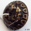 Antique Copper Acrylic Beads 10x17mm Hole:2mm Sold by Bag