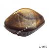 Antique Copper Acrylic Beads 10x10x5mm Hole:2mm Sold by Bag