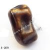 Antique Copper Acrylic Beads 6x12mm Hole:1.5mm Sold by Bag