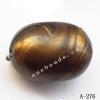 Antique Copper Acrylic Beads Oval 21x15mm Hole:2mm Sold by Bag