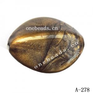 Antique Copper Acrylic Beads 22x18mm Hole:1.5mm Sold by Bag