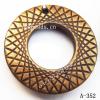 Antique Copper Acrylic Beads Donut 35mm in diameter 16mm in inner diameter Hole:2mm Sold by Bag
