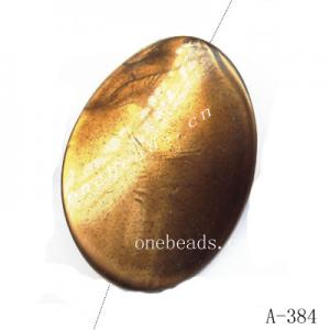 Antique Copper Acrylic Beads 32x44mm Hole:2mm Sold by Bag