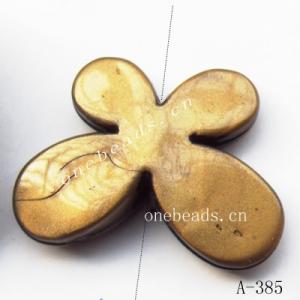Antique Copper Acrylic Beads Butterfly 21x29mm Hole:2mm Sold by Bag