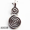 Pendant Lead-Free Zinc Alloy Jewelry Findings, Calabash 17x8mm hole=1mm, Sold per pkg of 1000