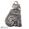 Pendant Lead-Free Zinc Alloy Jewelry Findings, Animal 21x14.5mm hole=1mm, Sold per pkg of 500