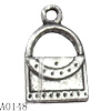Pendant Lead-Free Zinc Alloy Jewelry Findings, 11x17mm, Sold per pkg of 800
