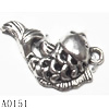 Pendant Lead-Free Zinc Alloy Jewelry Findings, Animal 20x12mm, Sold per pkg of 600