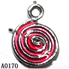 Pendant Lead-Free Zinc Alloy Jewelry Findings, 13x18mm hole=2mm, Sold per pkg of 1000