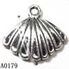 Pendant Lead-Free Zinc Alloy Jewelry Findings, 16x18mm hole=1.5mm, Sold per pkg of 500