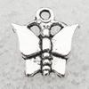 Pendant Lead-Free Zinc Alloy Jewelry Findings, Animal 13x14mm hole=1mm, Sold per pkg of 1000