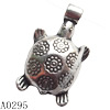 Pendant Lead-Free Zinc Alloy Jewelry Findings, Animal 10x18.5mm hole=1.5mm, Sold per pkg of 400