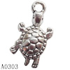 Pendant Lead-Free Zinc Alloy Jewelry Findings, Animal 13x22.5mm hole=2mm, Sold per pkg of 400