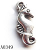 Pendant Lead-Free Zinc Alloy Jewelry Findings, Animal 6.5x16.5mm hole=1mm, Sold per pkg of 1000