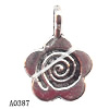 Pendant Bails，Fashion Zinc Alloy jewelry findings， Flower 11x15mm hole=2mm, Sold per pkg of 1500