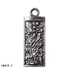 Pendant Lead-Free Zinc Alloy Jewelry Findings, 11x29mm hole=2mm, Sold per pkg of 500