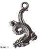 Pendant Lead-Free Zinc Alloy Jewelry Findings, 19x30mm hole=2mm, Sold per pkg of 500