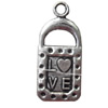 Pendant Lead-Free Zinc Alloy Jewelry Findings, 13x24mm hole=2mm, Sold per pkg of 500