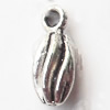 Pendant Lead-Free Zinc Alloy Jewelry Findings, 5x11mm hole=1mm, Sold per pkg of 2000