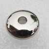 Jewelry findings, CCB plastic Beads, Holloe Flat Round 13x13x5mm hole=3mm, Sold by Bag