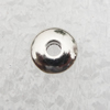 Jewelry findings, CCB plastic Beads, Holloe Flat Round 9x9x4.5mm hole=1mm, Sold by Bag