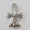 Jewelry findings, CCB plastic Pendants, Cross 14x22mm, Sold by Bag