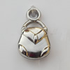 Jewelry findings, CCB plastic Pendants, Handbag 12x19mm, Sold by Bag