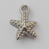 Jewelry findings, CCB plastic Pendants, Star 14x18mm, Sold by Bag