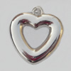 Jewelry findings, CCB plastic Pendants, Hollow Heart 25x27mm, Sold by Bag