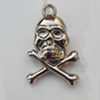 Jewelry findings, CCB plastic Pendants, Skeleton 19x30mm, Sold by Bag