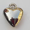 Jewelry findings, CCB plastic Pendants, Heart 17x23mm, Sold by Bag