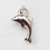 Jewelry findings, CCB plastic Pendants, Dolphin 10x16mm, Sold by Bag