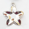 Jewelry findings, CCB plastic Pendants, Flower 22x26mm, Sold by Bag