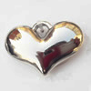 Jewelry findings, CCB plastic Pendants, Heart 20x30mm, Sold by Bag