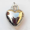 Jewelry findings, CCB plastic Pendants, Heart 10x12mm, Sold by Bag