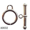 Clasp, Zinc alloy Jewelry Finding, Lead-Free, 19x15mm 24x8mm, Sold by KG