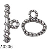 Clasp, Zinc alloy Jewelry Finding, Lead-Free, 16x15mm 22x8mm, Sold by KG