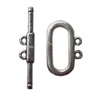 Clasp, Zinc alloy Jewelry Finding, Lead-Free, 14x22mm 6x32mm, Sold by KG