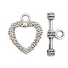 Clasp, Zinc alloy Jewelry Finding, Lead-Free, 16x19mm 20x8mm, Sold by KG