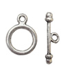 Clasp, Zinc alloy Jewelry Finding, Lead-Free, 9x12mm 15x4mm, Sold by KG