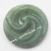 hand-carved gemstone Beads, 28mm Sold by Bag