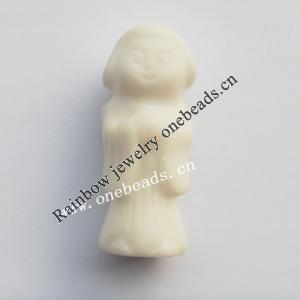 hand-carved gemstone Beads, 60x24x24mm Sold by Bag