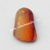 hand-carved Agate Beads, 11x17x5mm Sold by Bag