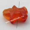 hand-carved Agate Beads, Animal 11x18x7mm Sold by Bag