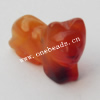 hand-carved Agate Beads, Animal 24x17x9mm Sold by Bag