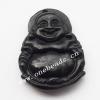 hand-carved jade Pendant, Buddha 37x28x7mm Sold by Bag