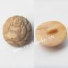 hand-carved rhodonite Beads, 24mm Sold by Bag