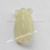 Hand-carved Jade Beads, Animal 21x10x7mm Sold by Bag
