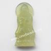 Hand-carved Jade Pendant/Drop, 21x49x9mm Sold by Bag