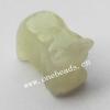 Hand-carved Jade Beads, Animal 20x15x11mm Sold by Bag